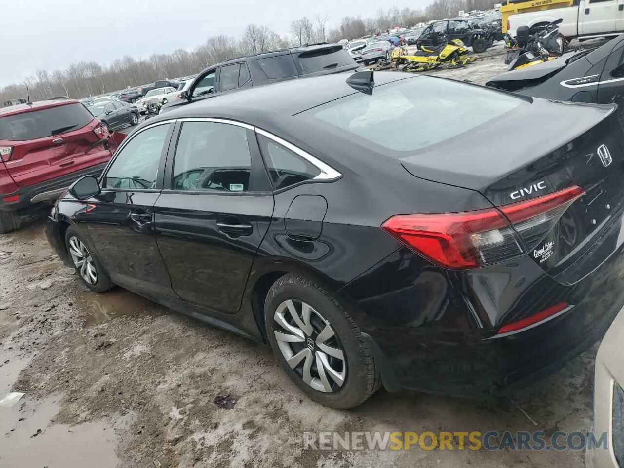 2 Photograph of a damaged car 2HGFE2F20RH584491 HONDA CIVIC 2024