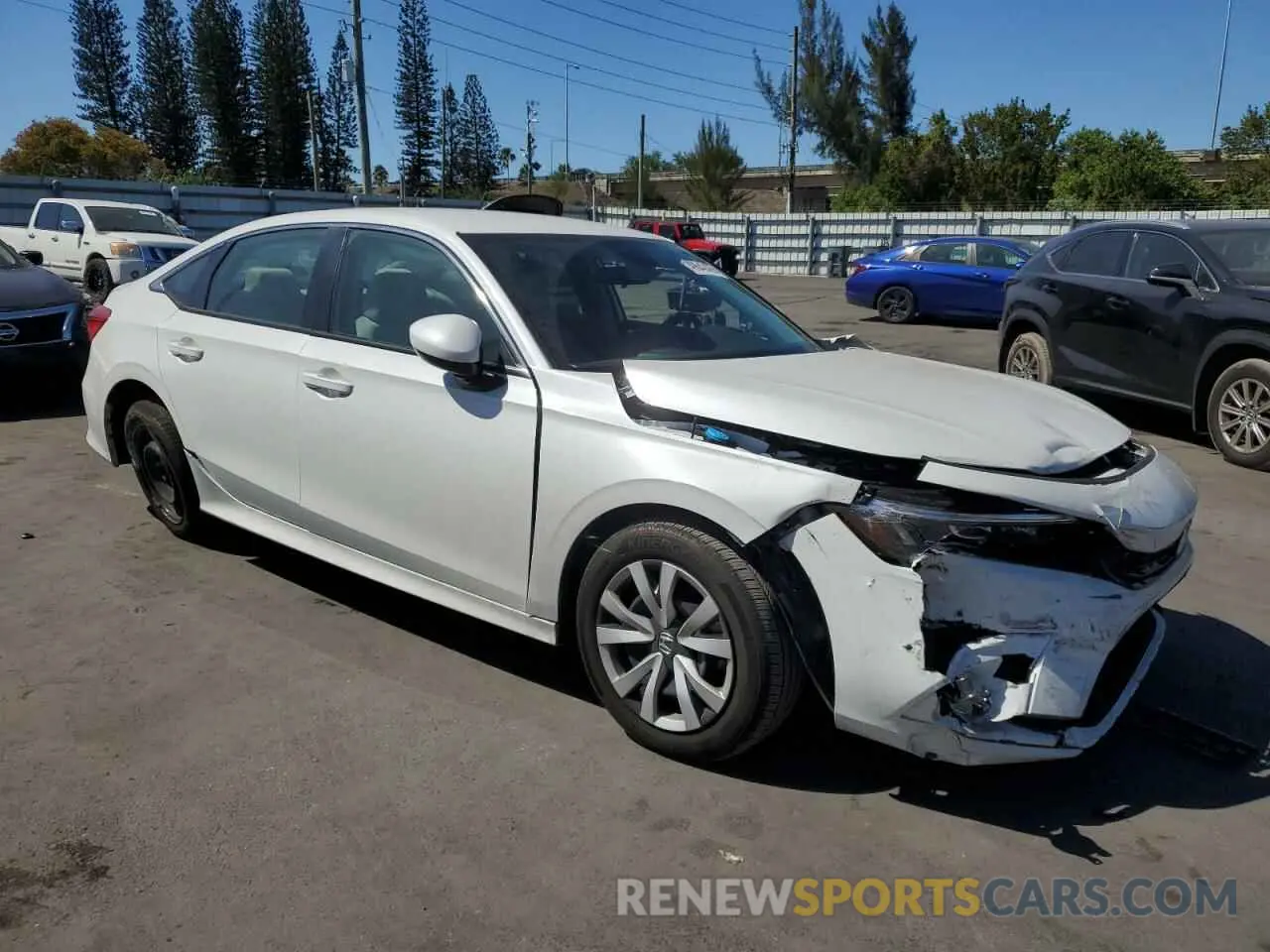 4 Photograph of a damaged car 2HGFE2F21RH536000 HONDA CIVIC 2024