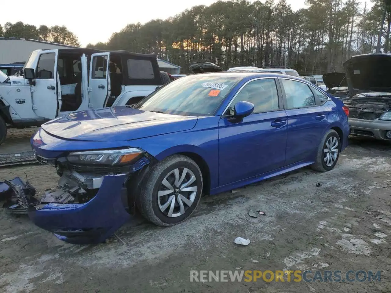 1 Photograph of a damaged car 2HGFE2F21RH565660 HONDA CIVIC 2024