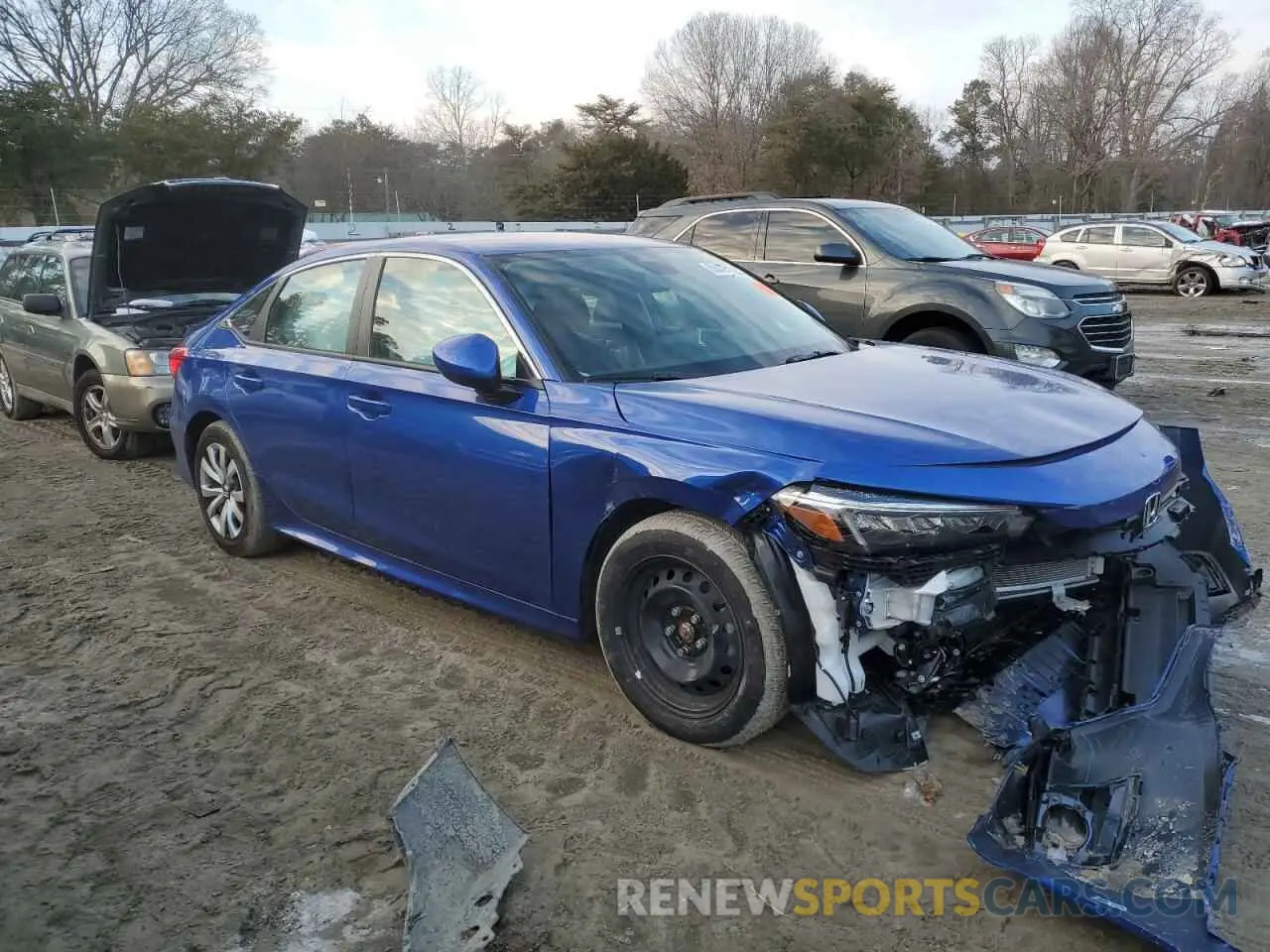 4 Photograph of a damaged car 2HGFE2F21RH565660 HONDA CIVIC 2024