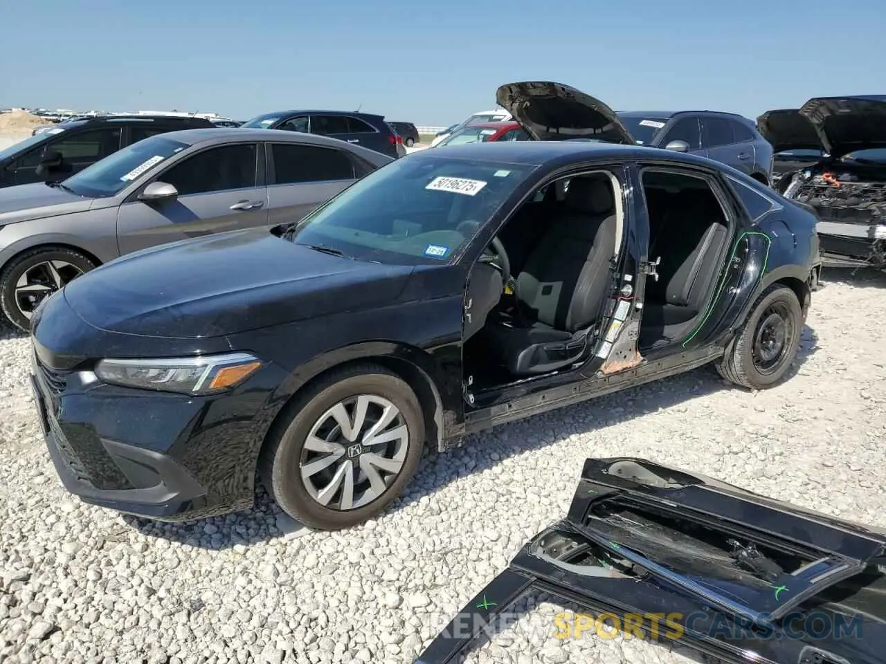 1 Photograph of a damaged car 2HGFE2F22RH536605 HONDA CIVIC 2024