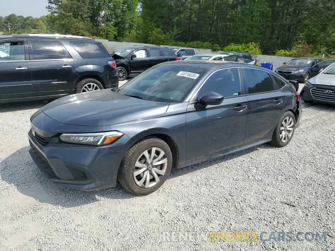 1 Photograph of a damaged car 2HGFE2F22RH559611 HONDA CIVIC 2024
