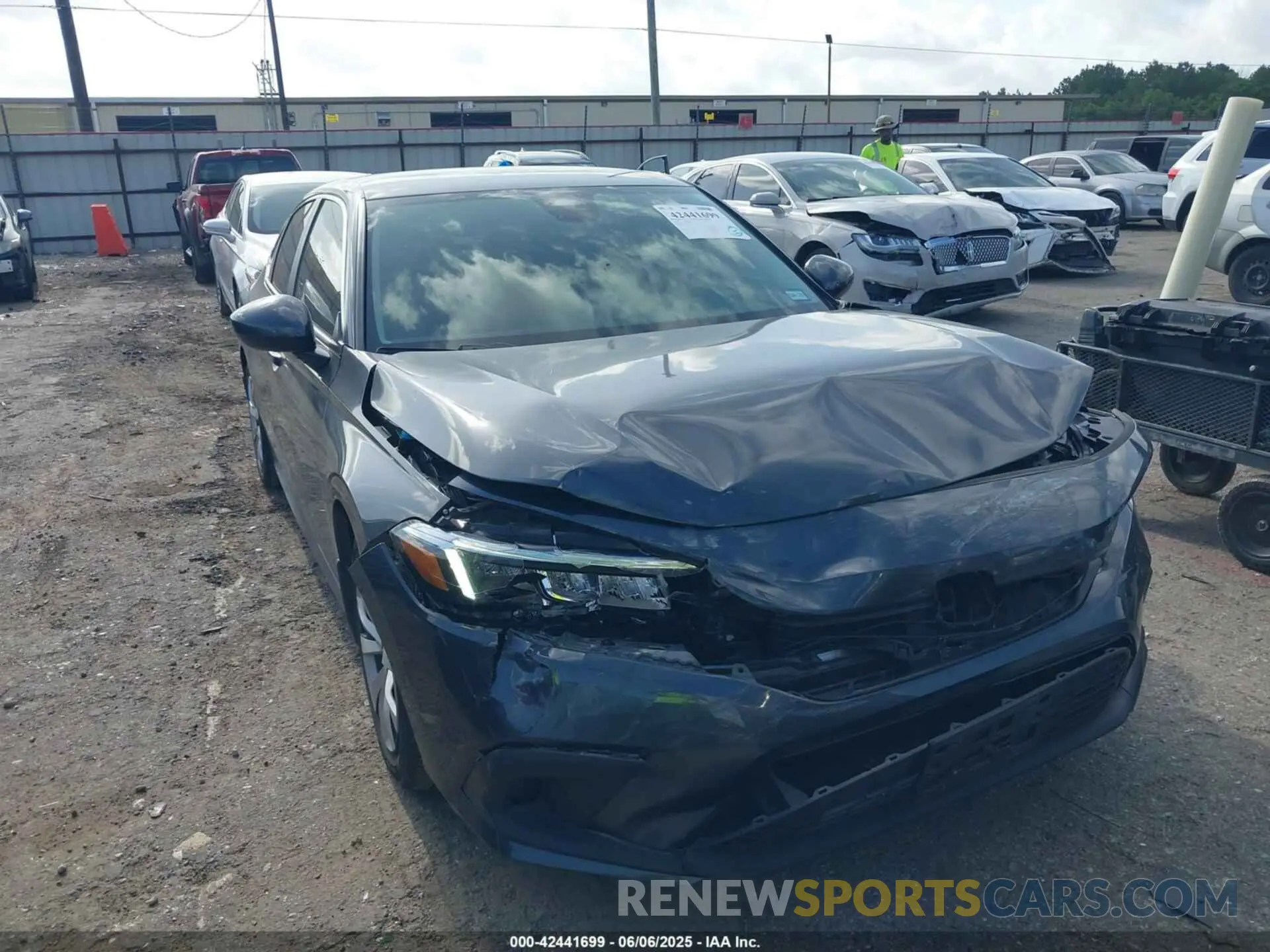 1 Photograph of a damaged car 2HGFE2F22RH562119 HONDA CIVIC 2024