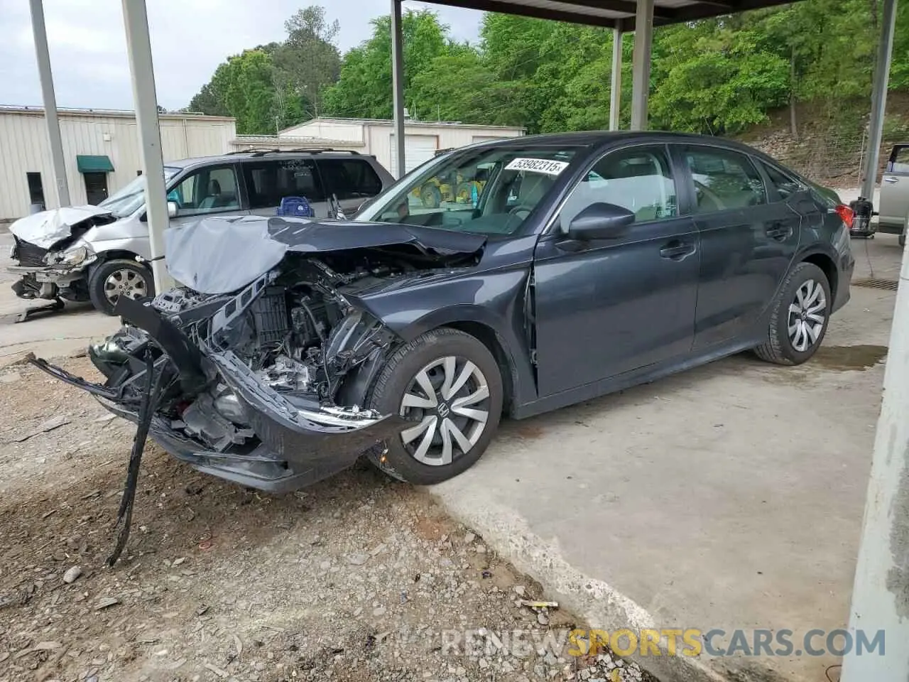 1 Photograph of a damaged car 2HGFE2F23RH541442 HONDA CIVIC 2024