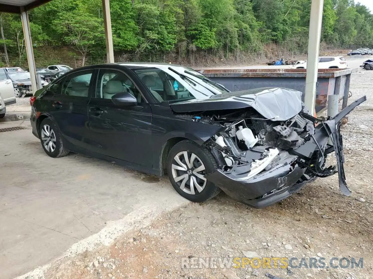 4 Photograph of a damaged car 2HGFE2F23RH541442 HONDA CIVIC 2024