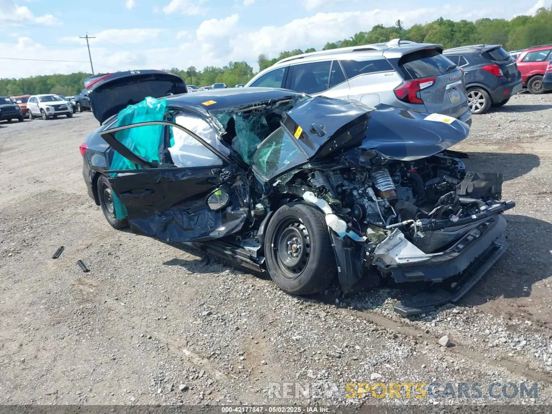 1 Photograph of a damaged car 2HGFE2F24RH561327 HONDA CIVIC 2024