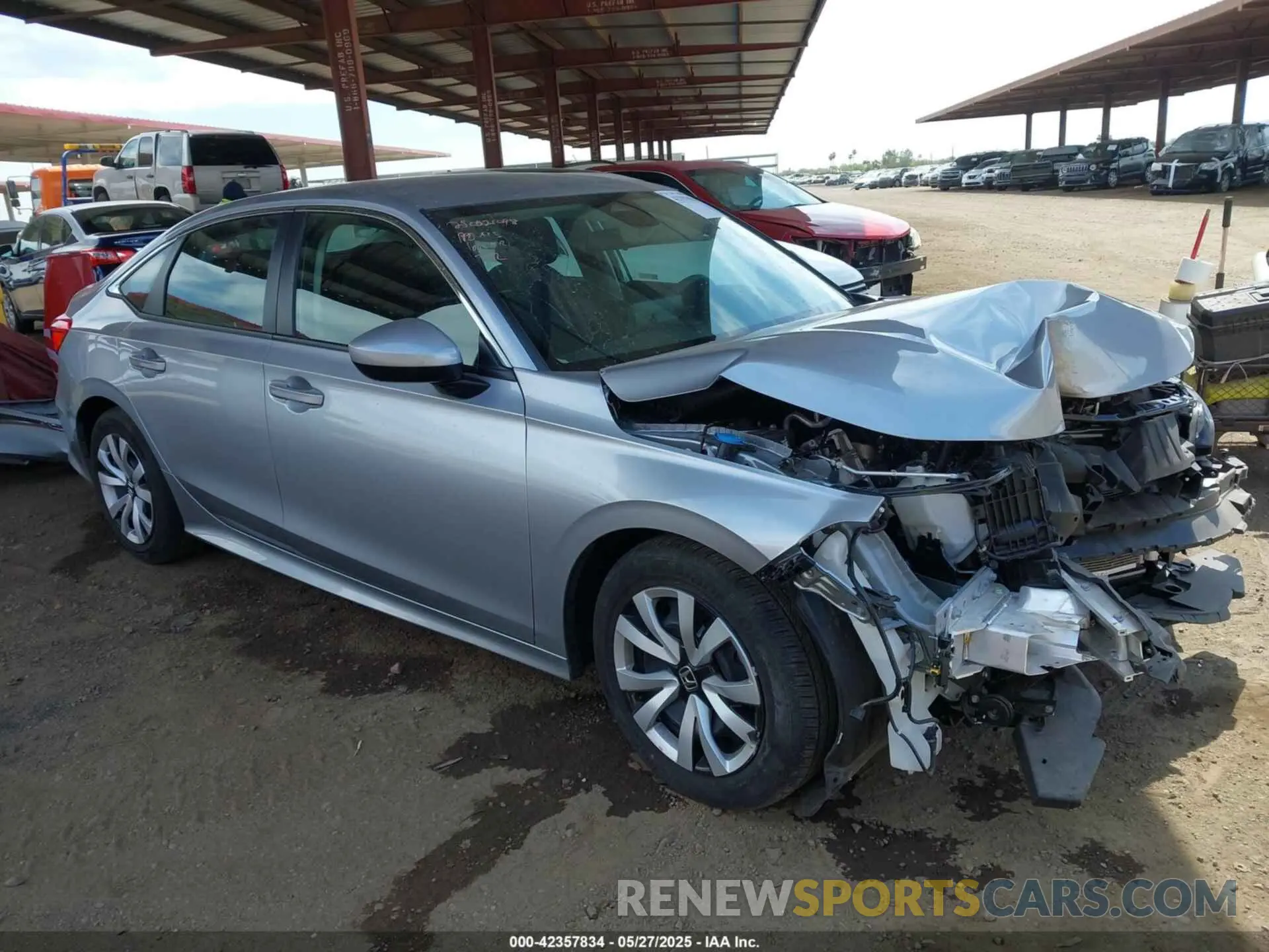 1 Photograph of a damaged car 2HGFE2F25RH537912 HONDA CIVIC 2024