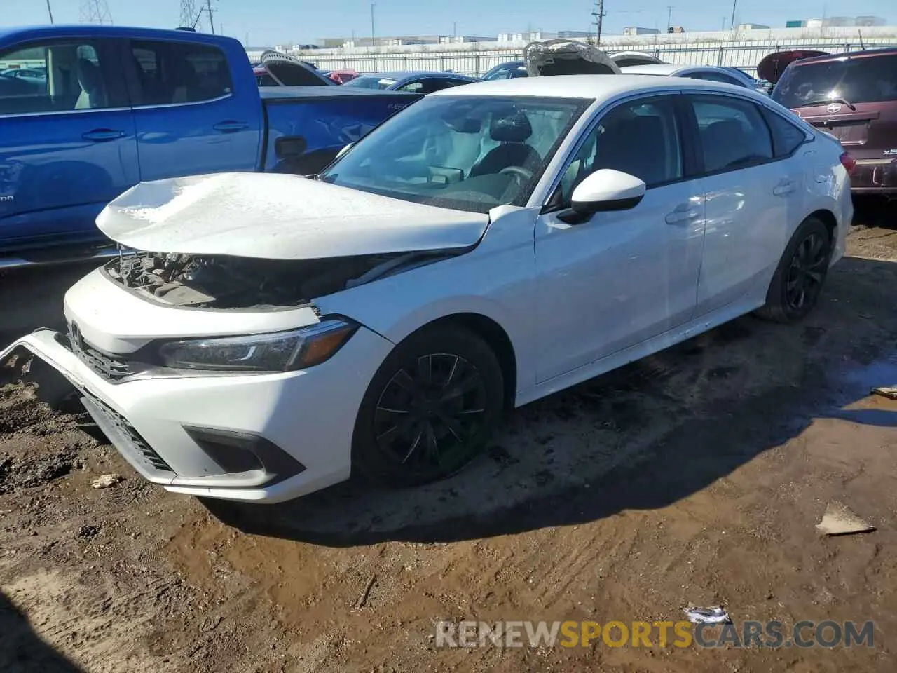 1 Photograph of a damaged car 2HGFE2F26RH514977 HONDA CIVIC 2024