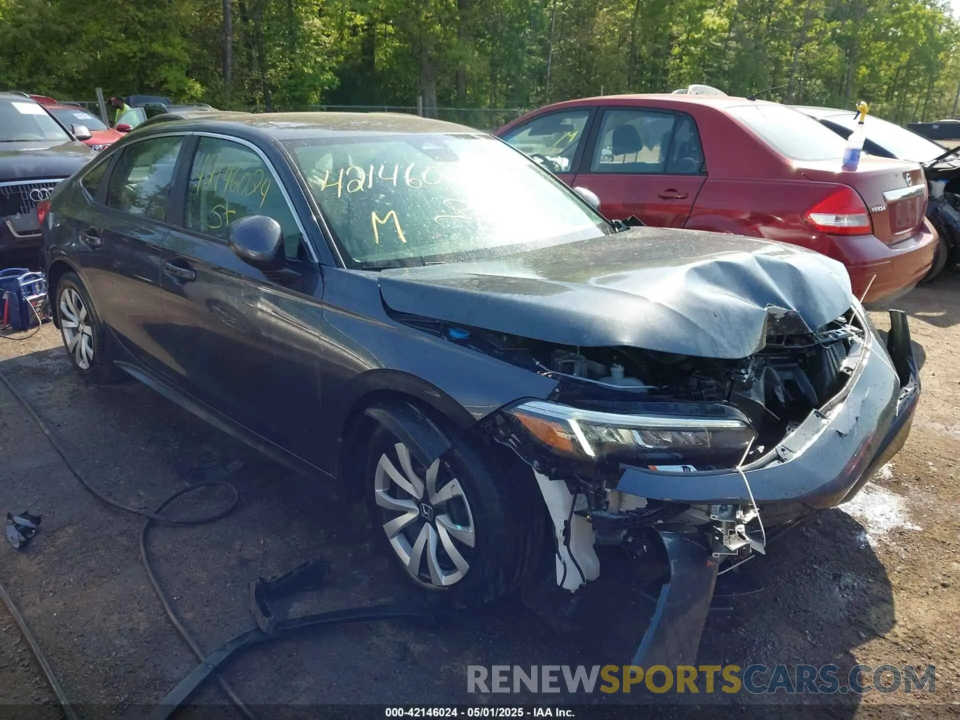 1 Photograph of a damaged car 2HGFE2F26RH590022 HONDA CIVIC 2024