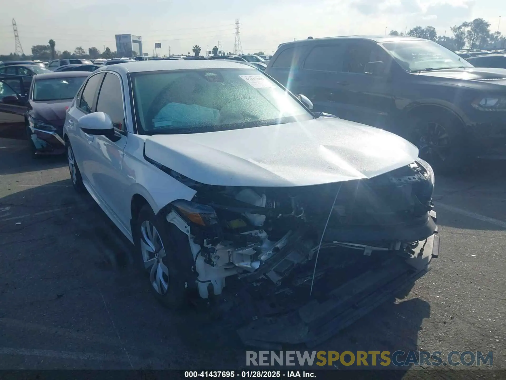 1 Photograph of a damaged car 2HGFE2F26RH591008 HONDA CIVIC 2024