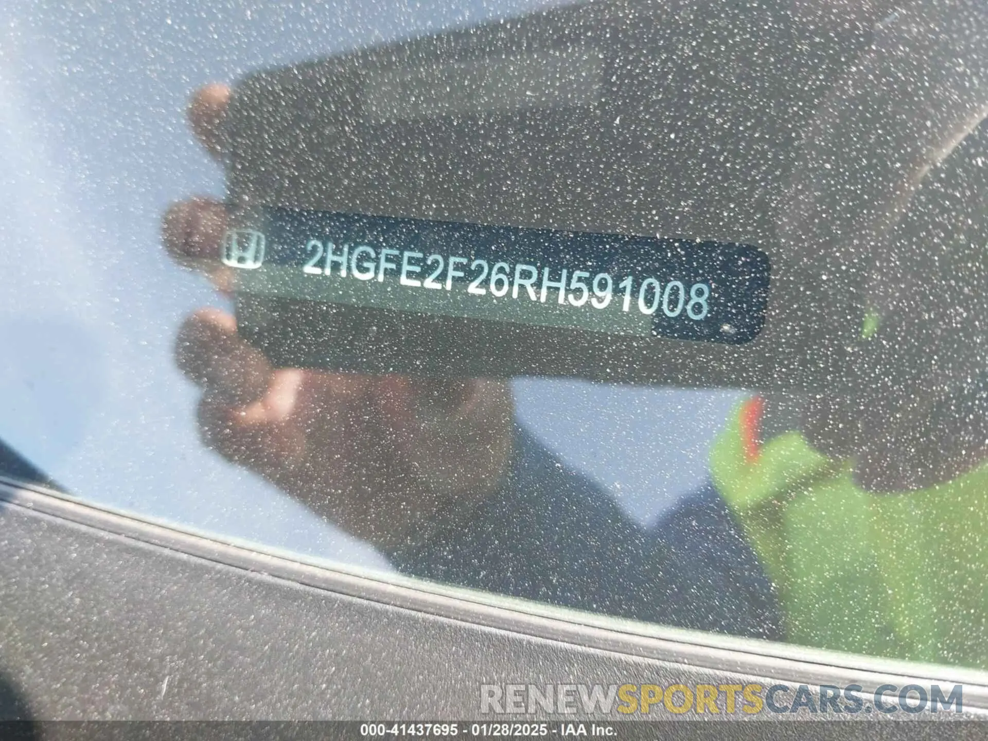 9 Photograph of a damaged car 2HGFE2F26RH591008 HONDA CIVIC 2024