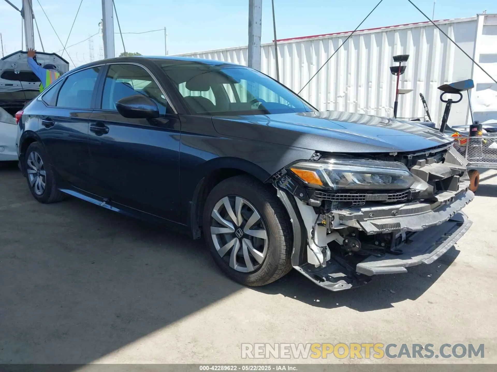 1 Photograph of a damaged car 2HGFE2F26RH592823 HONDA CIVIC 2024
