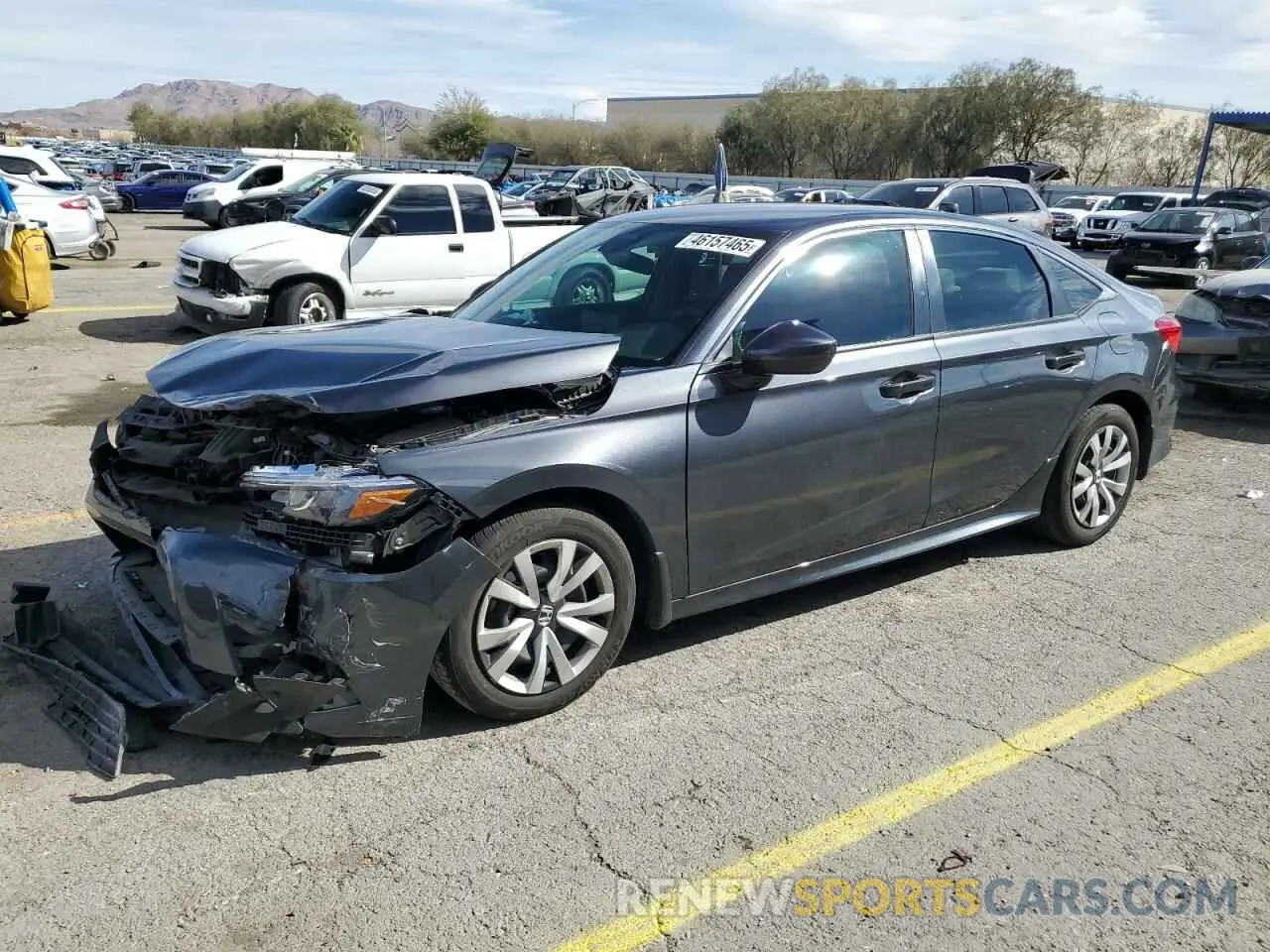 1 Photograph of a damaged car 2HGFE2F27RH533537 HONDA CIVIC 2024