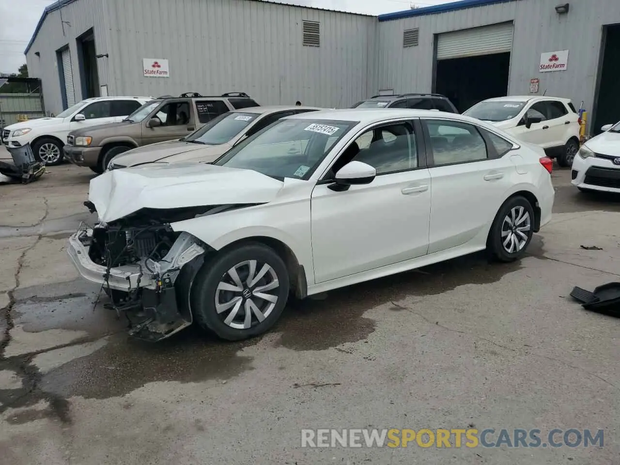 1 Photograph of a damaged car 2HGFE2F27RH571446 HONDA CIVIC 2024