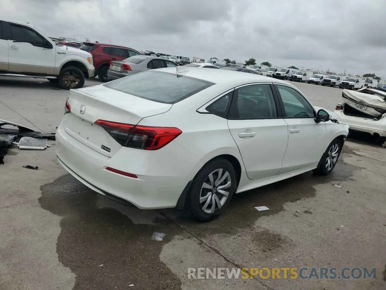 3 Photograph of a damaged car 2HGFE2F27RH571446 HONDA CIVIC 2024