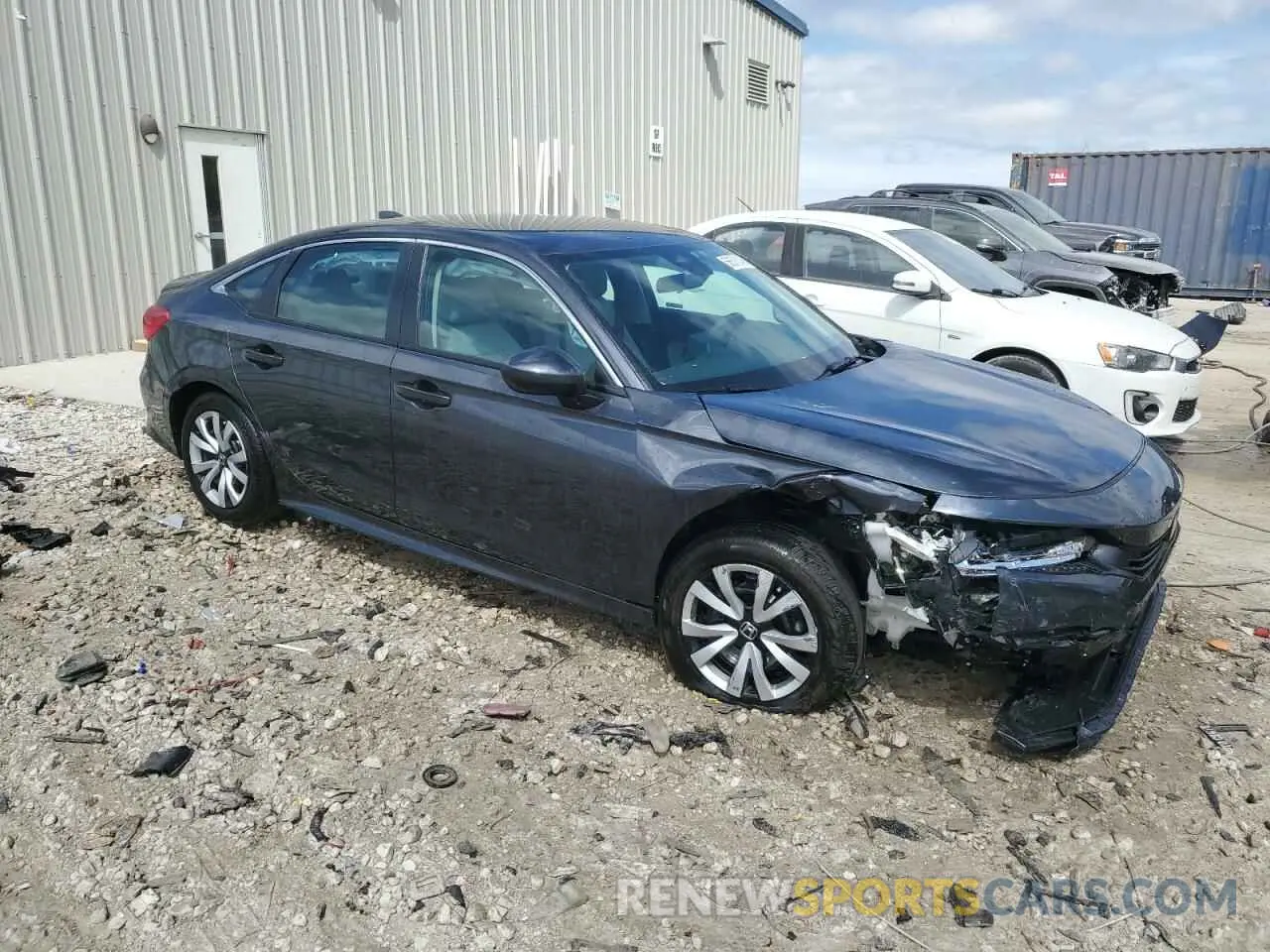 4 Photograph of a damaged car 2HGFE2F28RH532042 HONDA CIVIC 2024