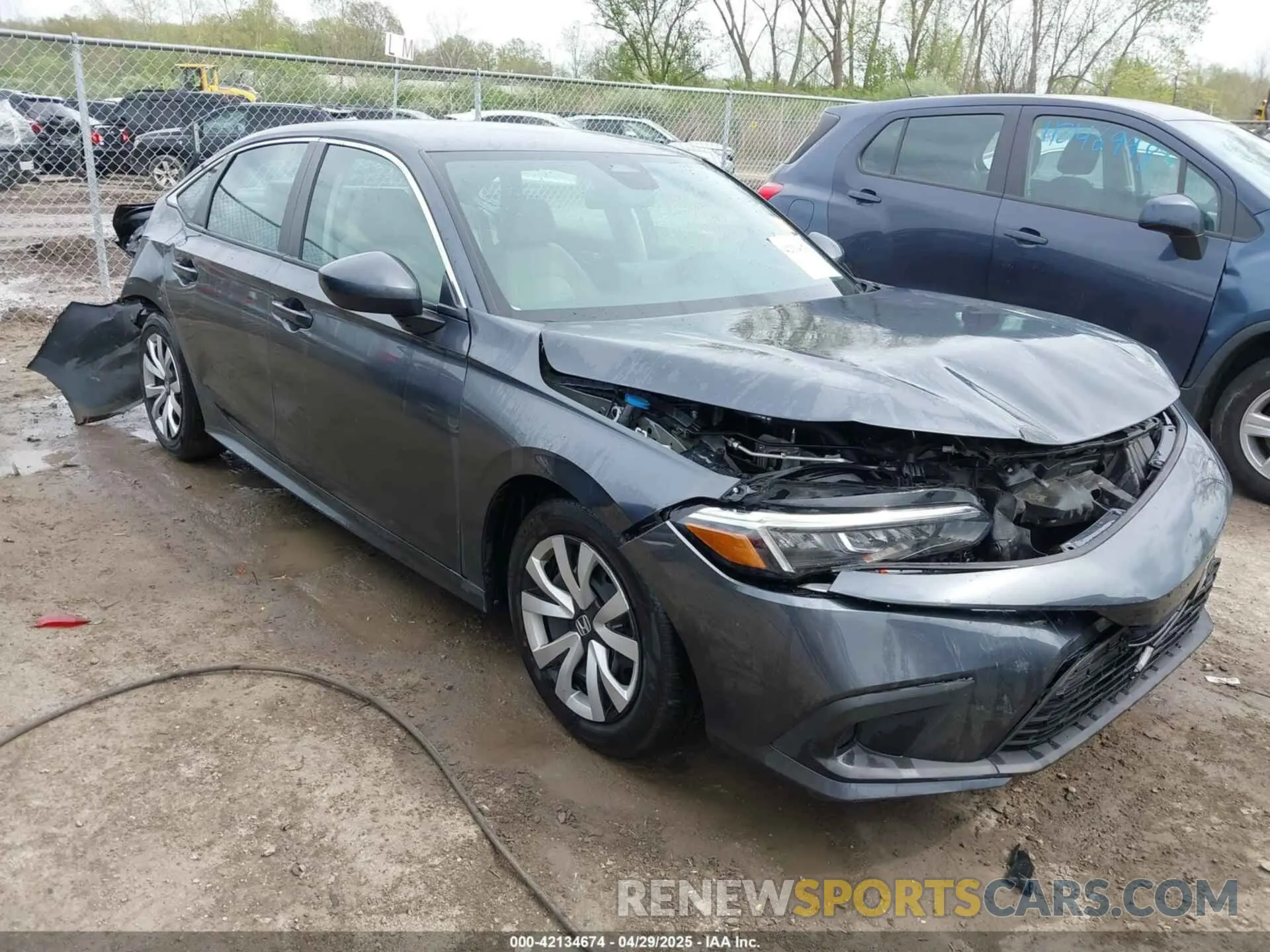 1 Photograph of a damaged car 2HGFE2F28RH568684 HONDA CIVIC 2024