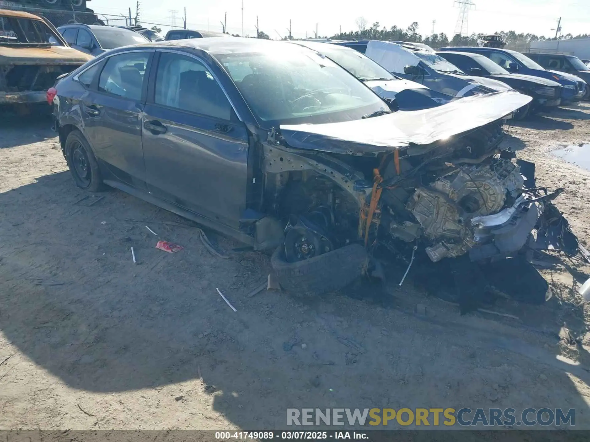 1 Photograph of a damaged car 2HGFE2F29RH519056 HONDA CIVIC 2024
