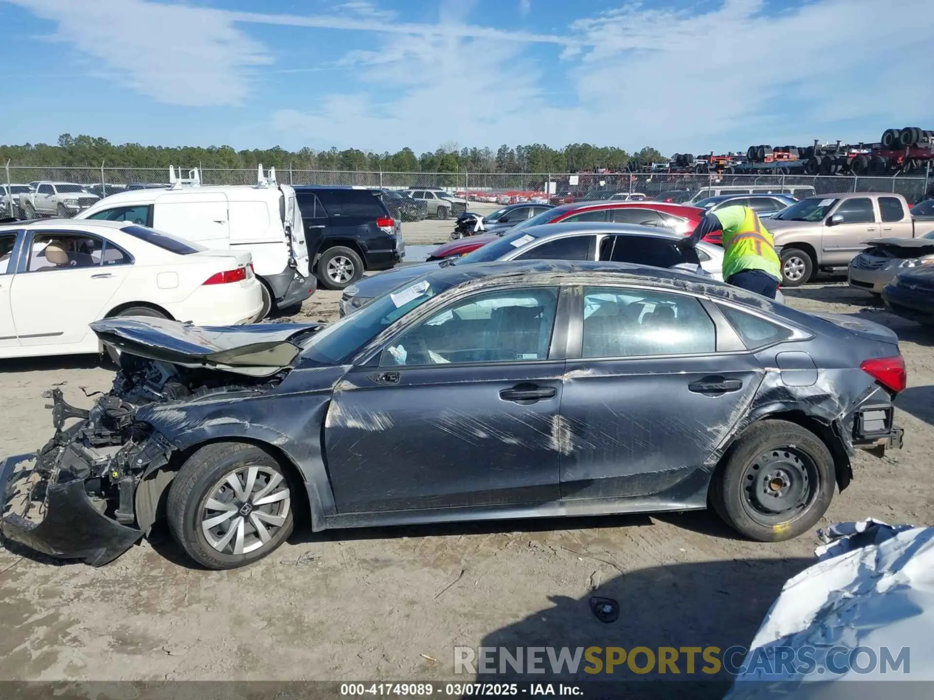 14 Photograph of a damaged car 2HGFE2F29RH519056 HONDA CIVIC 2024