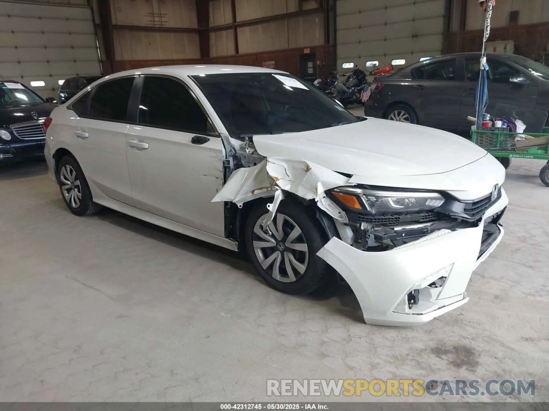 1 Photograph of a damaged car 2HGFE2F29RH520255 HONDA CIVIC 2024