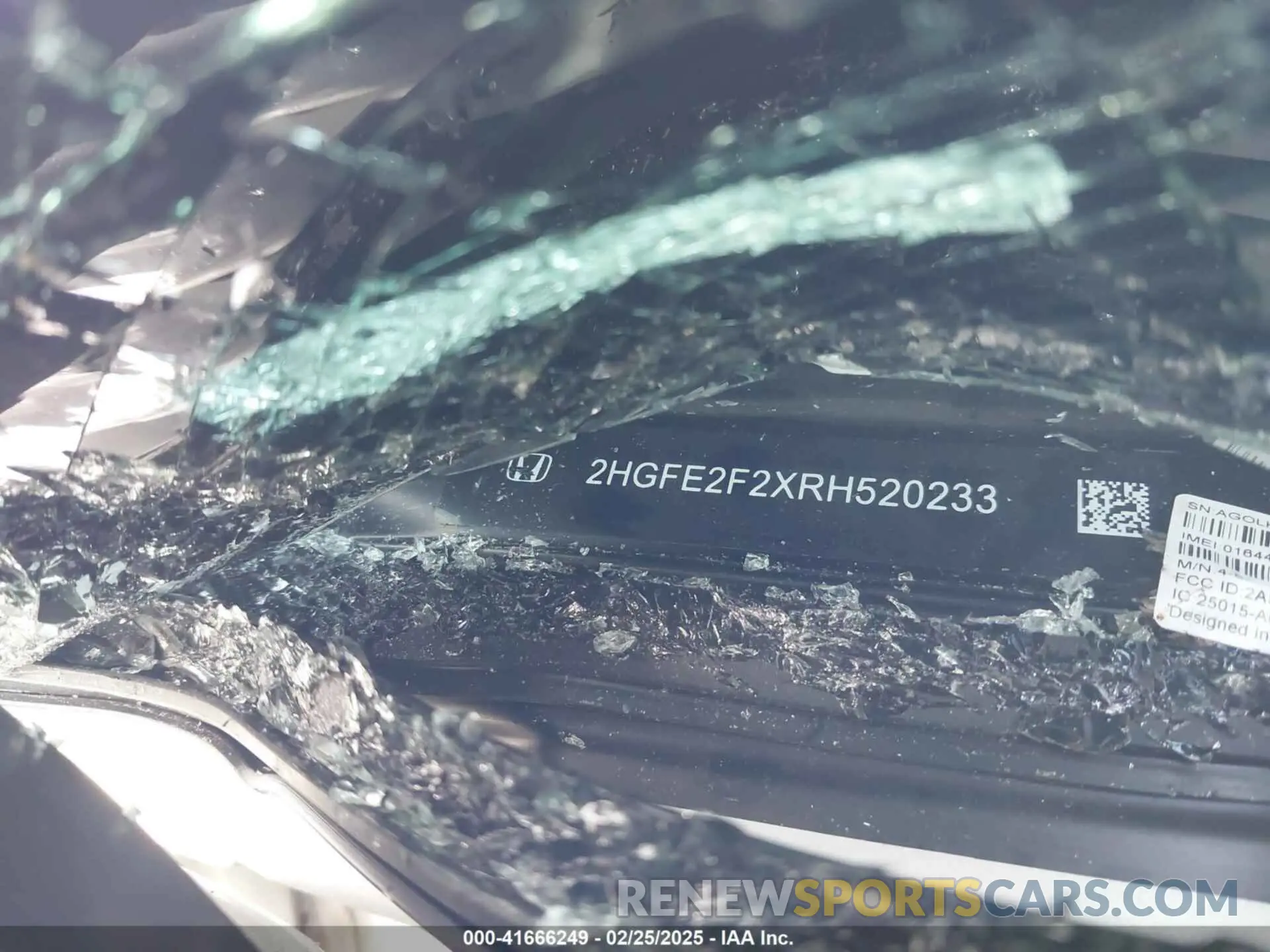9 Photograph of a damaged car 2HGFE2F2XRH520233 HONDA CIVIC 2024