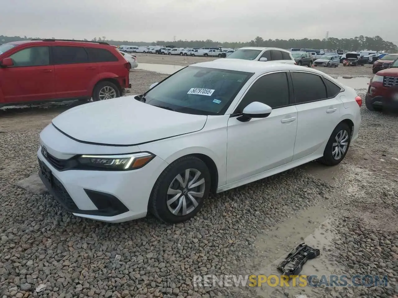 1 Photograph of a damaged car 2HGFE2F2XRH591027 HONDA CIVIC 2024