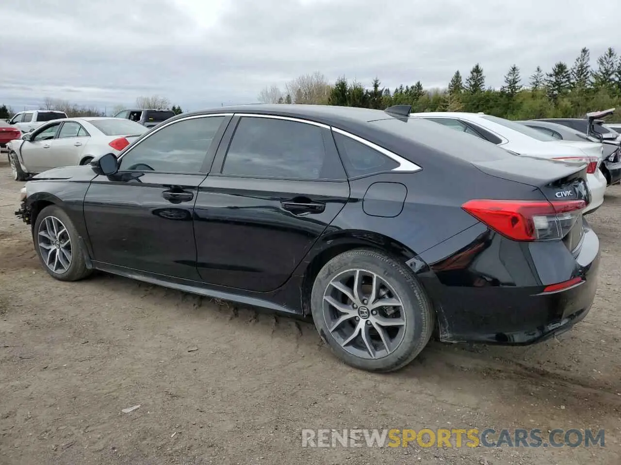2 Photograph of a damaged car 2HGFE2F34RH113615 HONDA CIVIC 2024