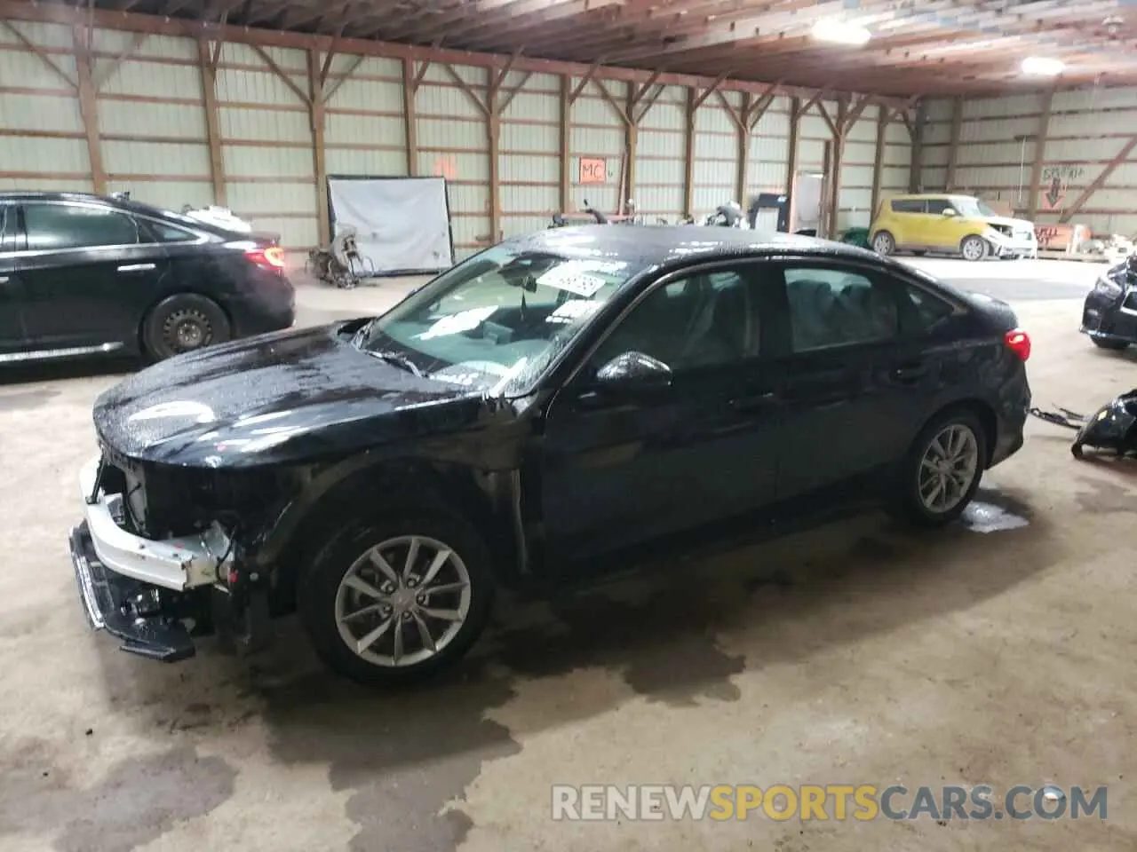 1 Photograph of a damaged car 2HGFE2F3XRH109827 HONDA CIVIC 2024