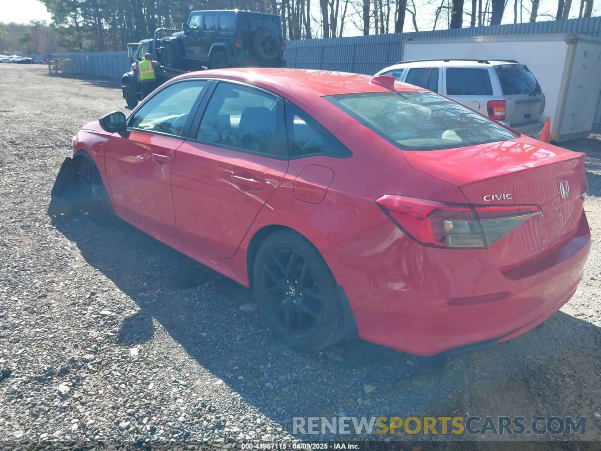 3 Photograph of a damaged car 2HGFE2F50RH513043 HONDA CIVIC 2024