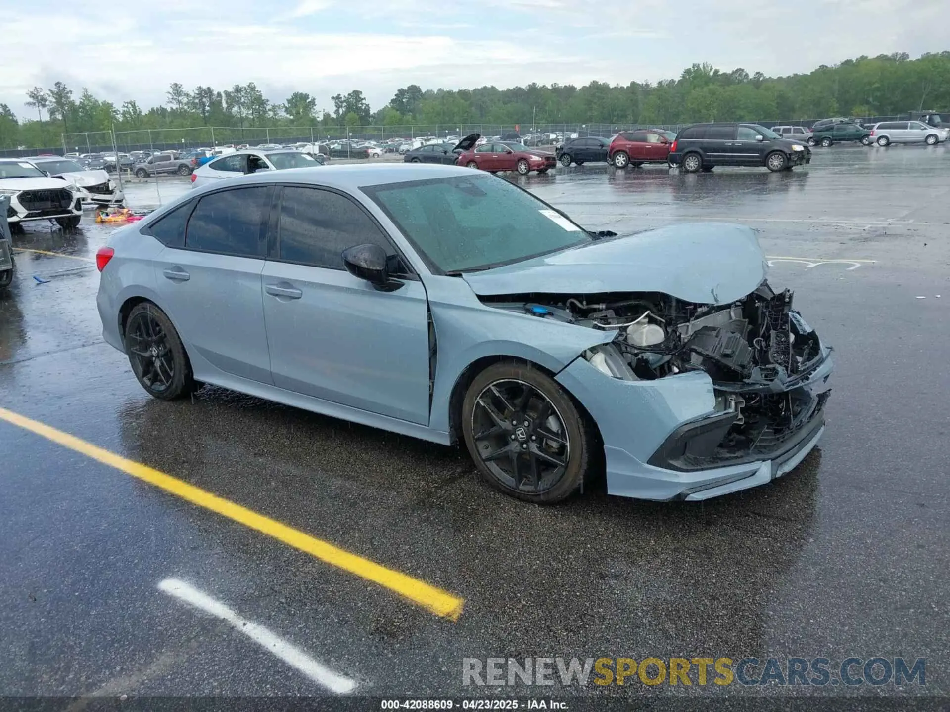 1 Photograph of a damaged car 2HGFE2F50RH513897 HONDA CIVIC 2024