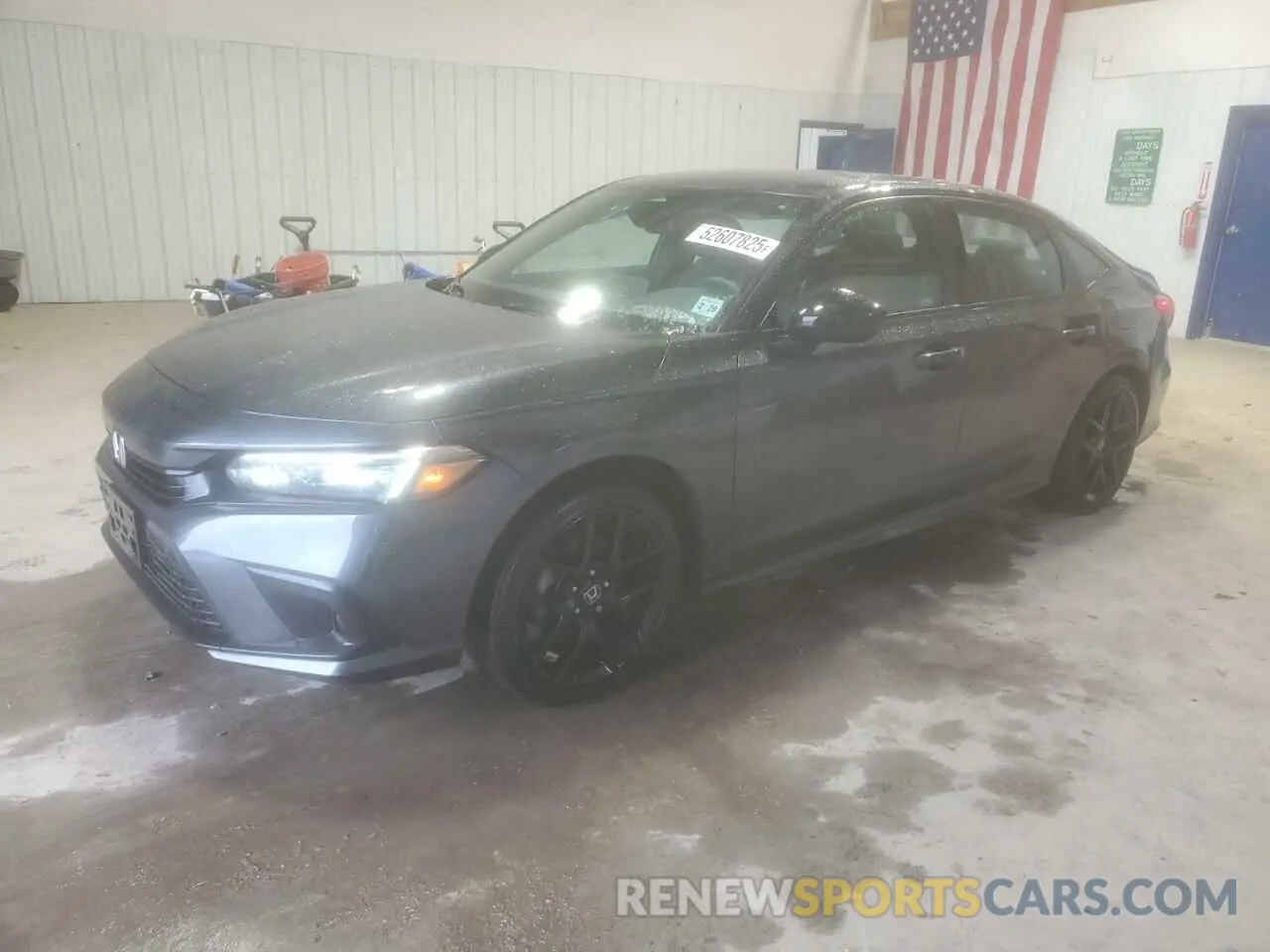 1 Photograph of a damaged car 2HGFE2F50RH543661 HONDA CIVIC 2024