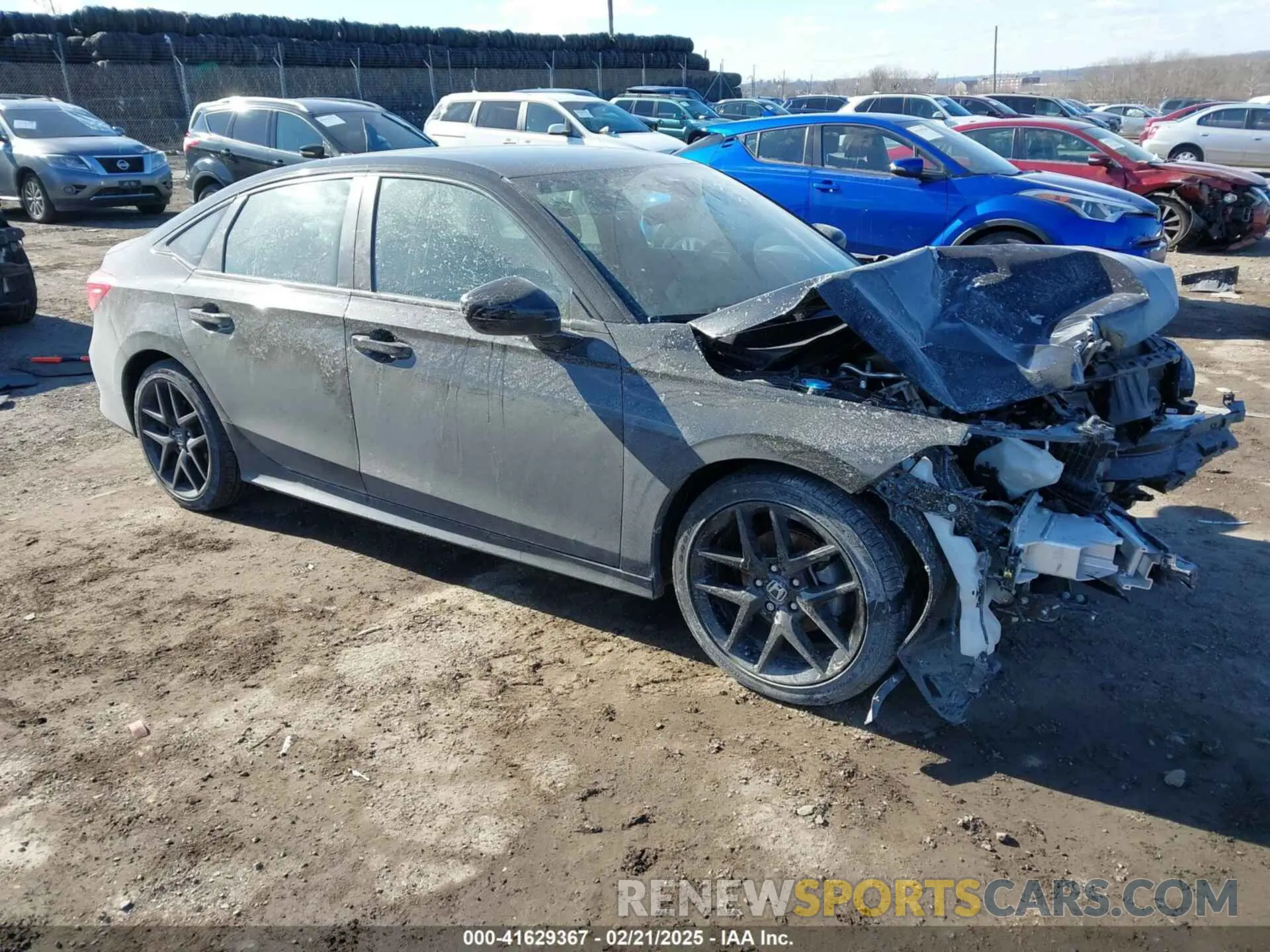1 Photograph of a damaged car 2HGFE2F50RH563568 HONDA CIVIC 2024