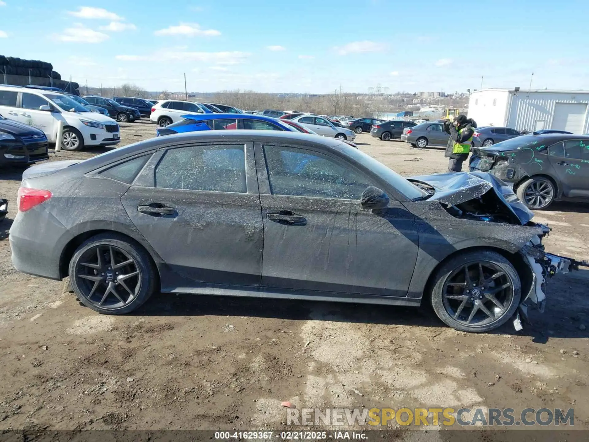 14 Photograph of a damaged car 2HGFE2F50RH563568 HONDA CIVIC 2024