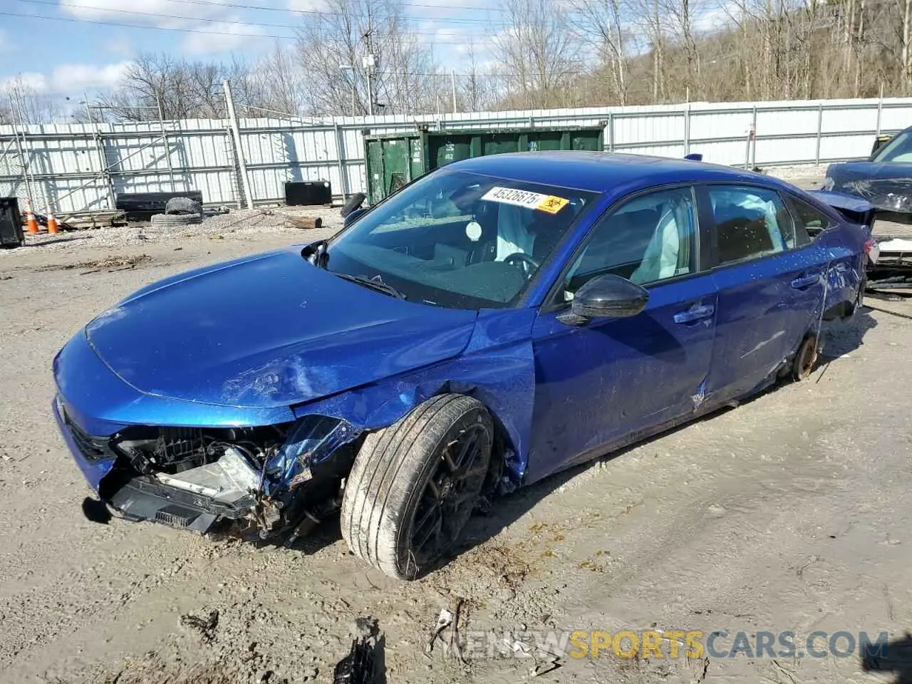 1 Photograph of a damaged car 2HGFE2F50RH576479 HONDA CIVIC 2024