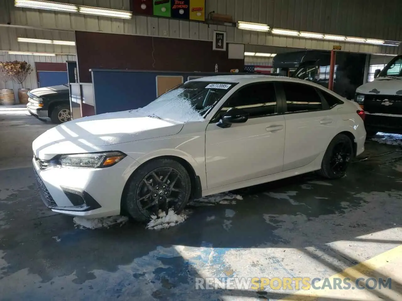 1 Photograph of a damaged car 2HGFE2F50RH589202 HONDA CIVIC 2024