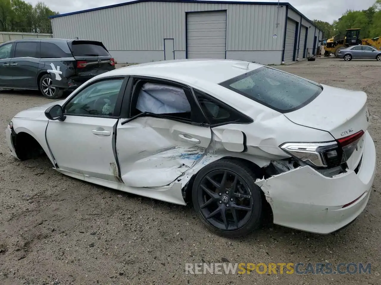 2 Photograph of a damaged car 2HGFE2F51RH501872 HONDA CIVIC 2024