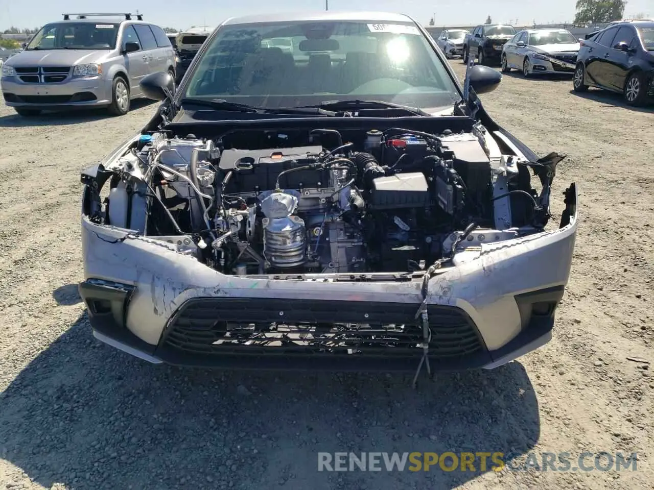 5 Photograph of a damaged car 2HGFE2F51RH502925 HONDA CIVIC 2024