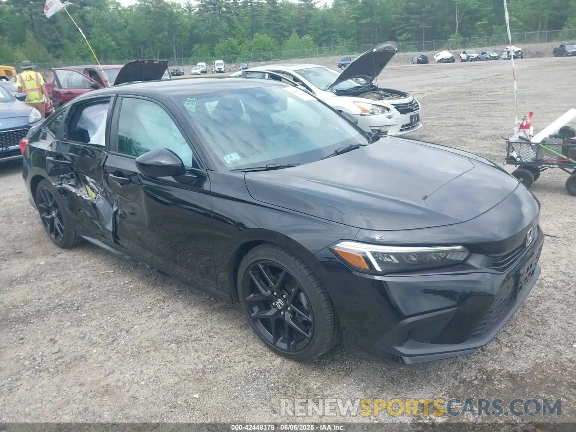 1 Photograph of a damaged car 2HGFE2F51RH506148 HONDA CIVIC 2024