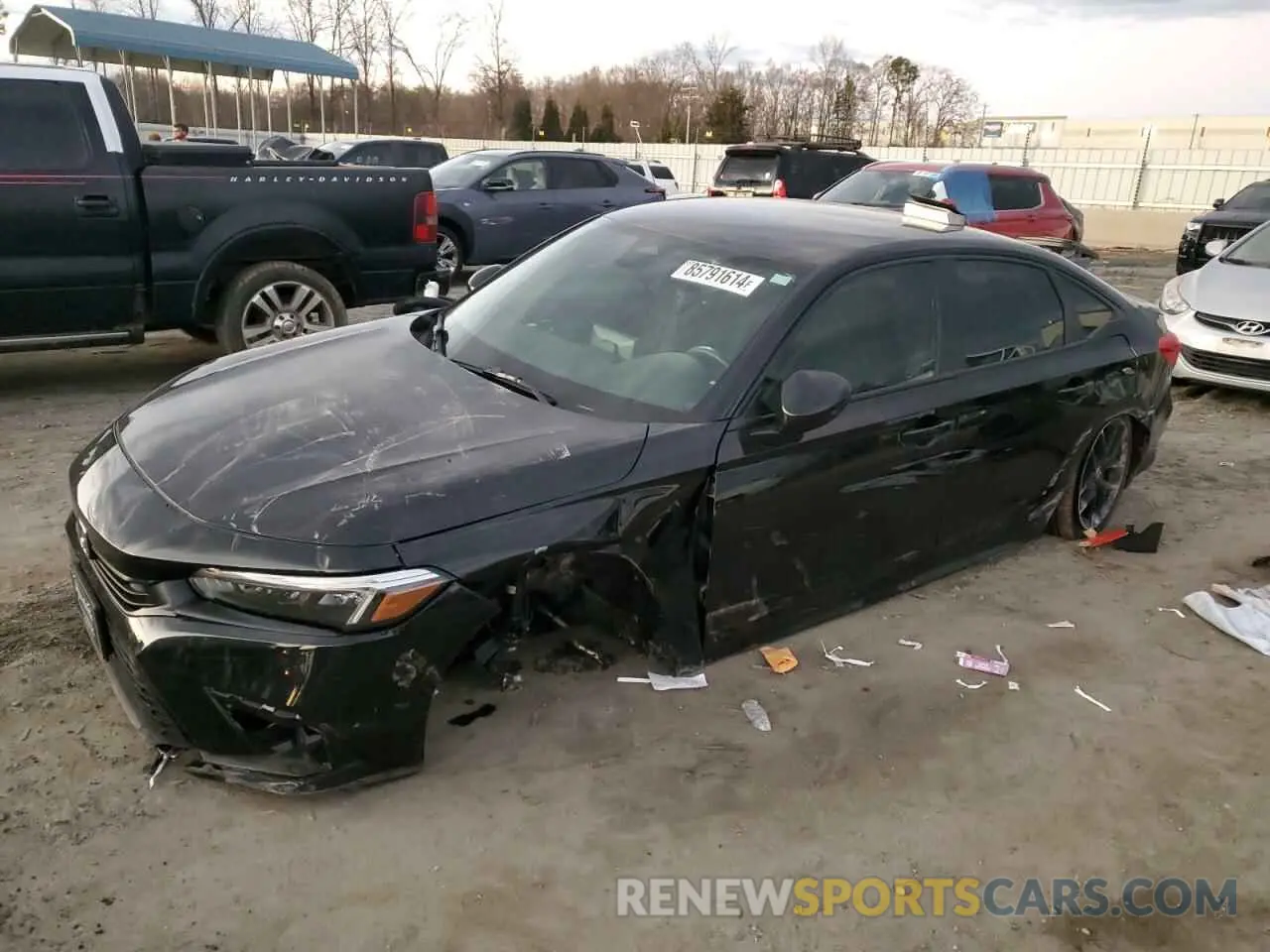 1 Photograph of a damaged car 2HGFE2F51RH510054 HONDA CIVIC 2024