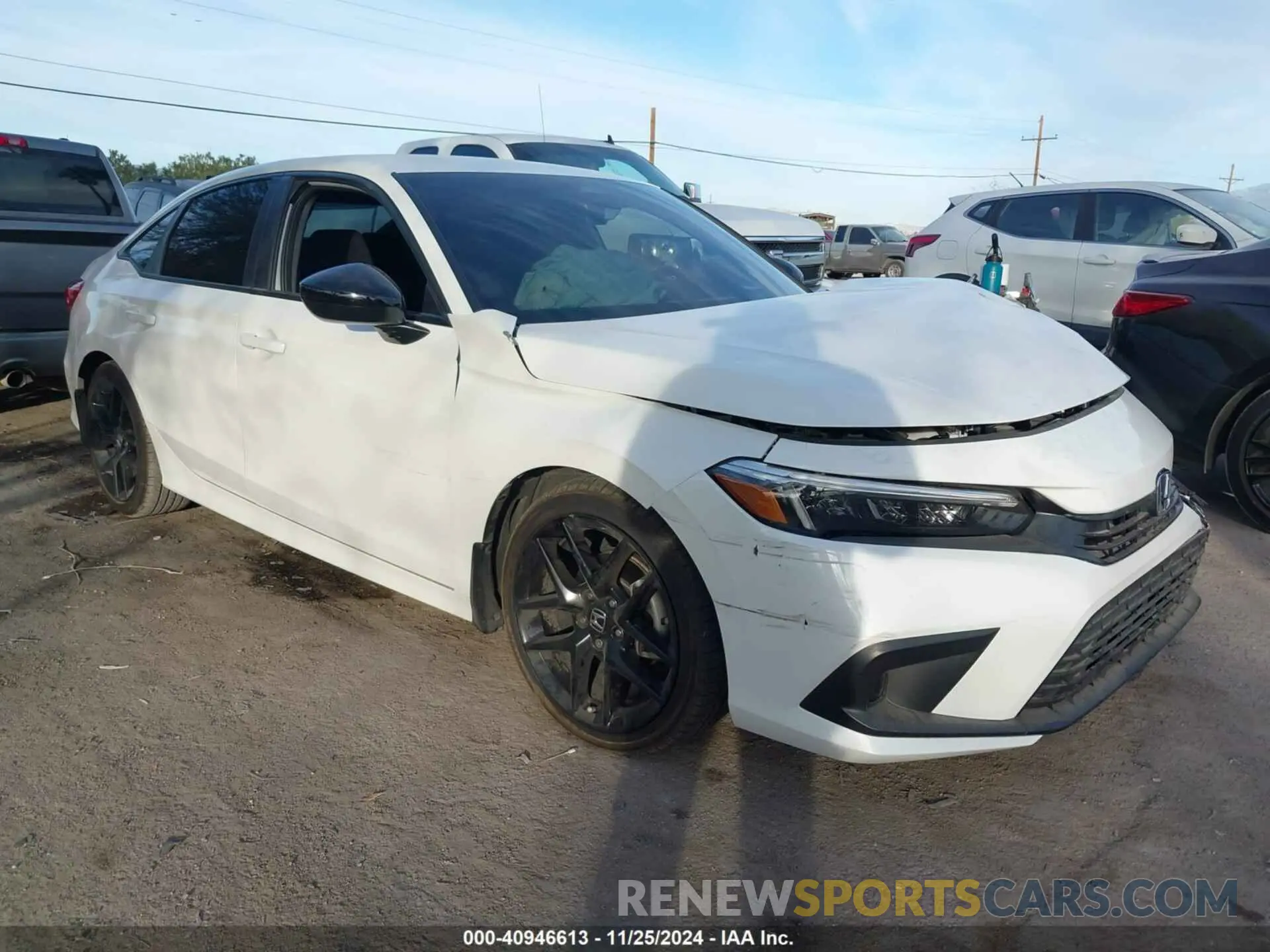 1 Photograph of a damaged car 2HGFE2F51RH510622 HONDA CIVIC 2024