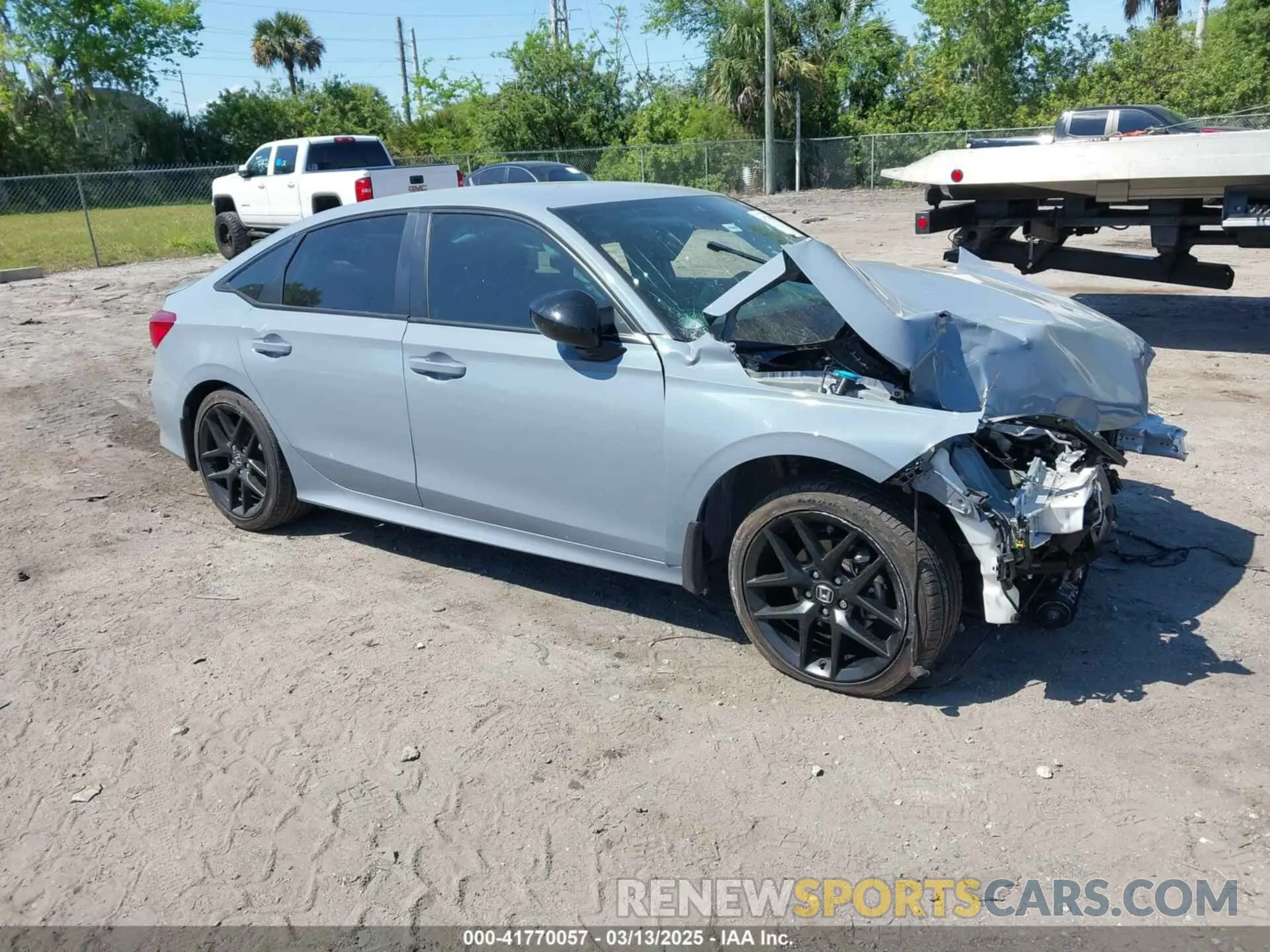 1 Photograph of a damaged car 2HGFE2F51RH514766 HONDA CIVIC 2024
