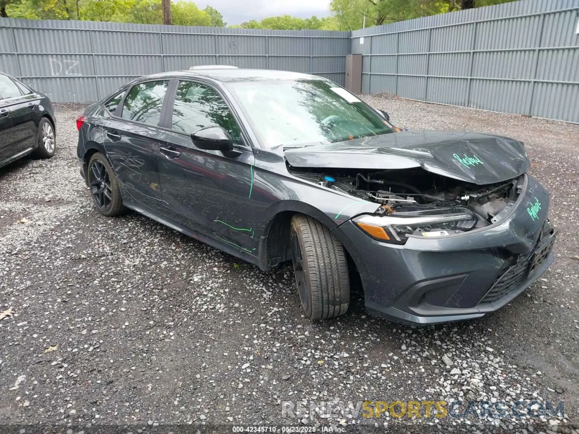1 Photograph of a damaged car 2HGFE2F51RH516193 HONDA CIVIC 2024