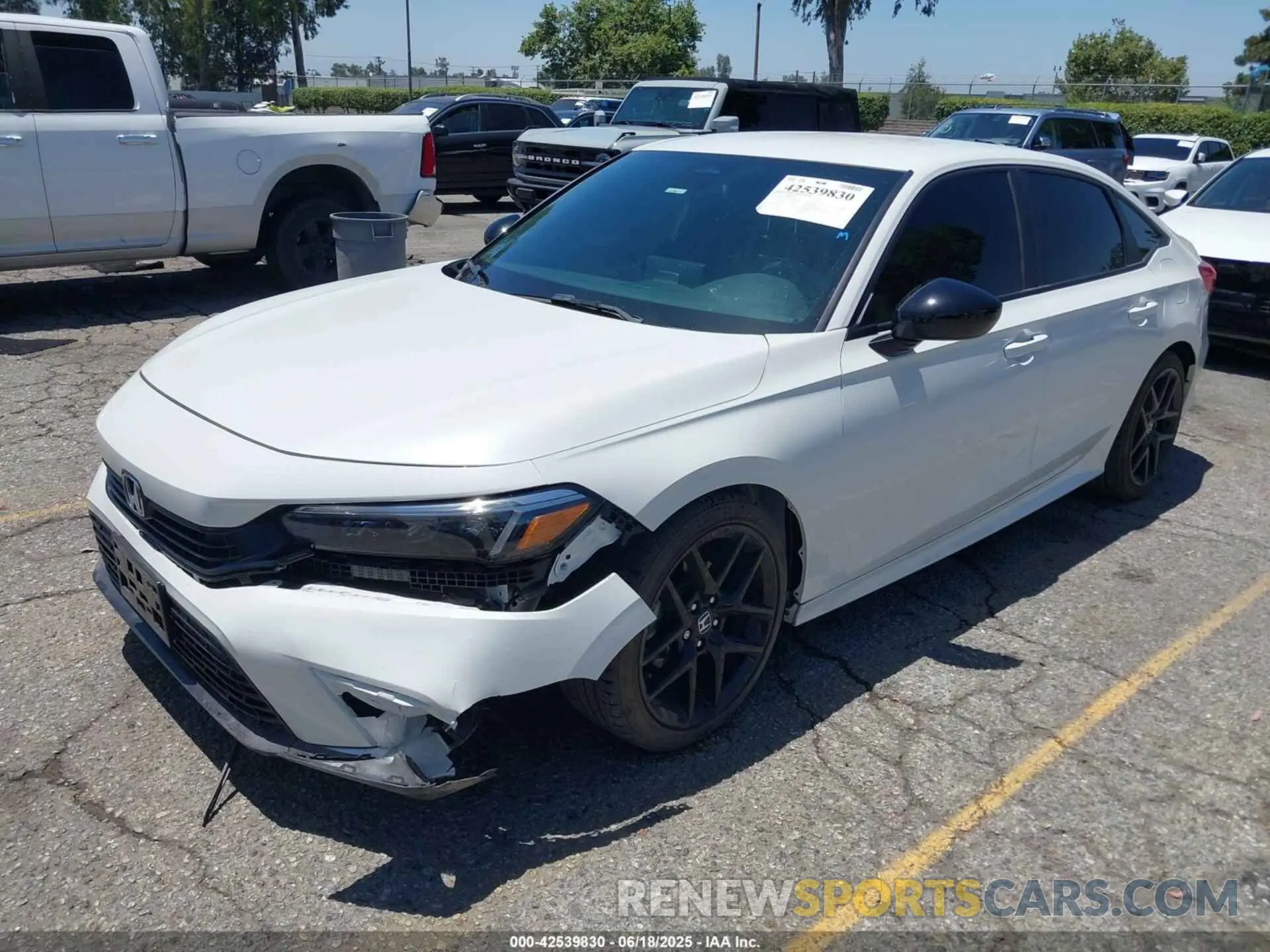 2 Photograph of a damaged car 2HGFE2F51RH528957 HONDA CIVIC 2024