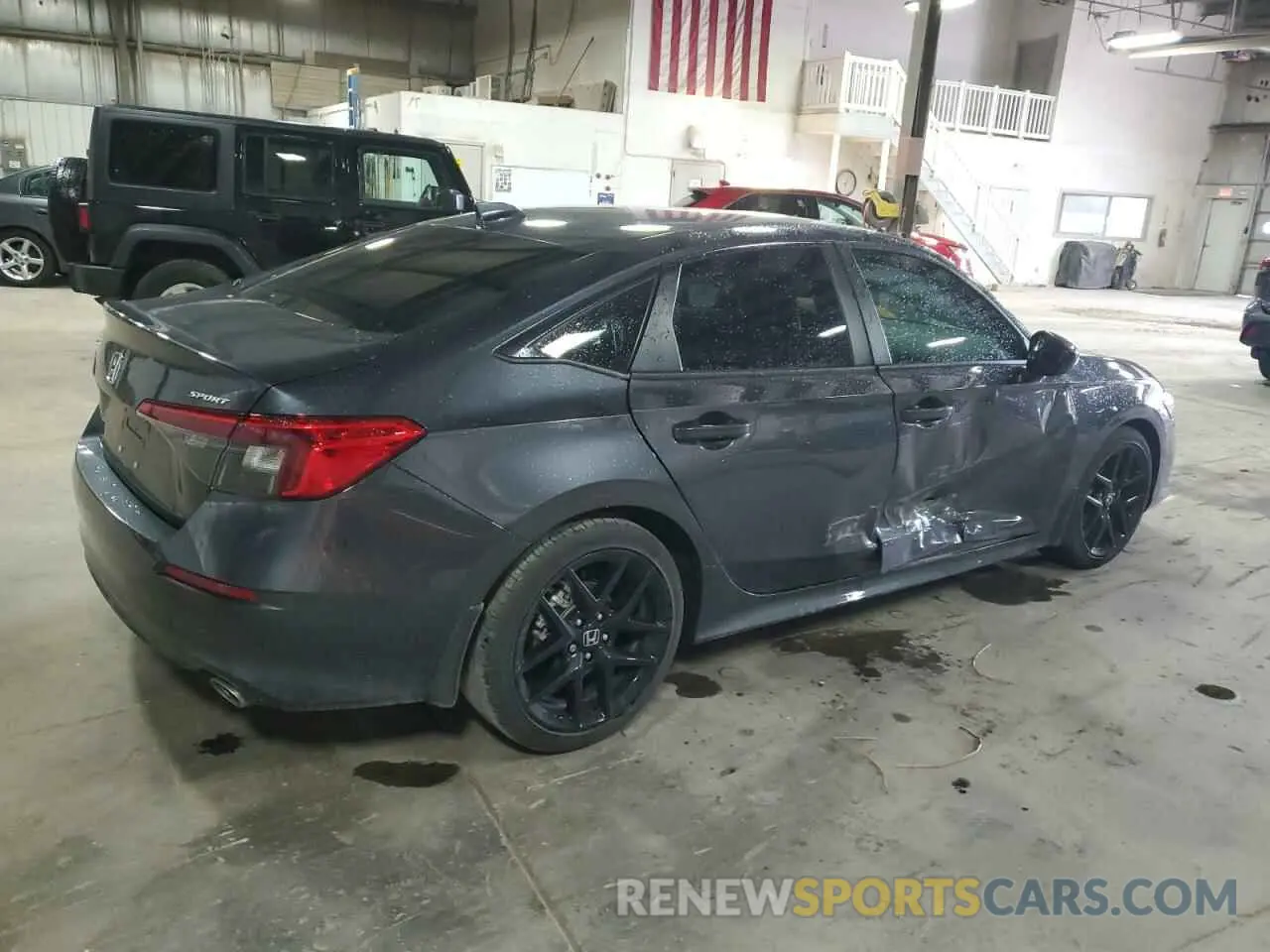 3 Photograph of a damaged car 2HGFE2F51RH538811 HONDA CIVIC 2024
