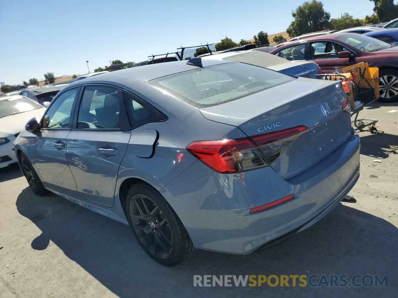 2 Photograph of a damaged car 2HGFE2F51RH541899 HONDA CIVIC 2024