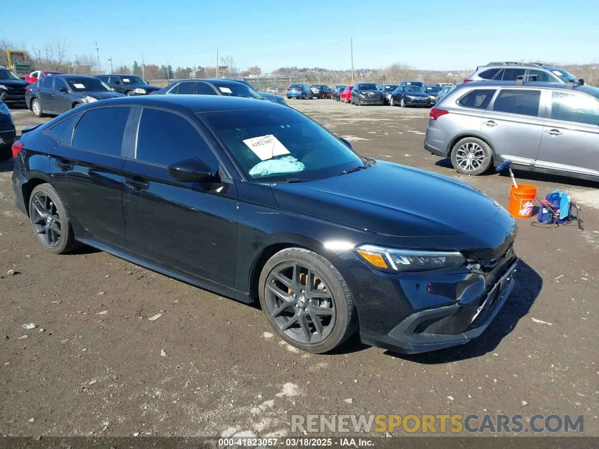 1 Photograph of a damaged car 2HGFE2F51RH545984 HONDA CIVIC 2024