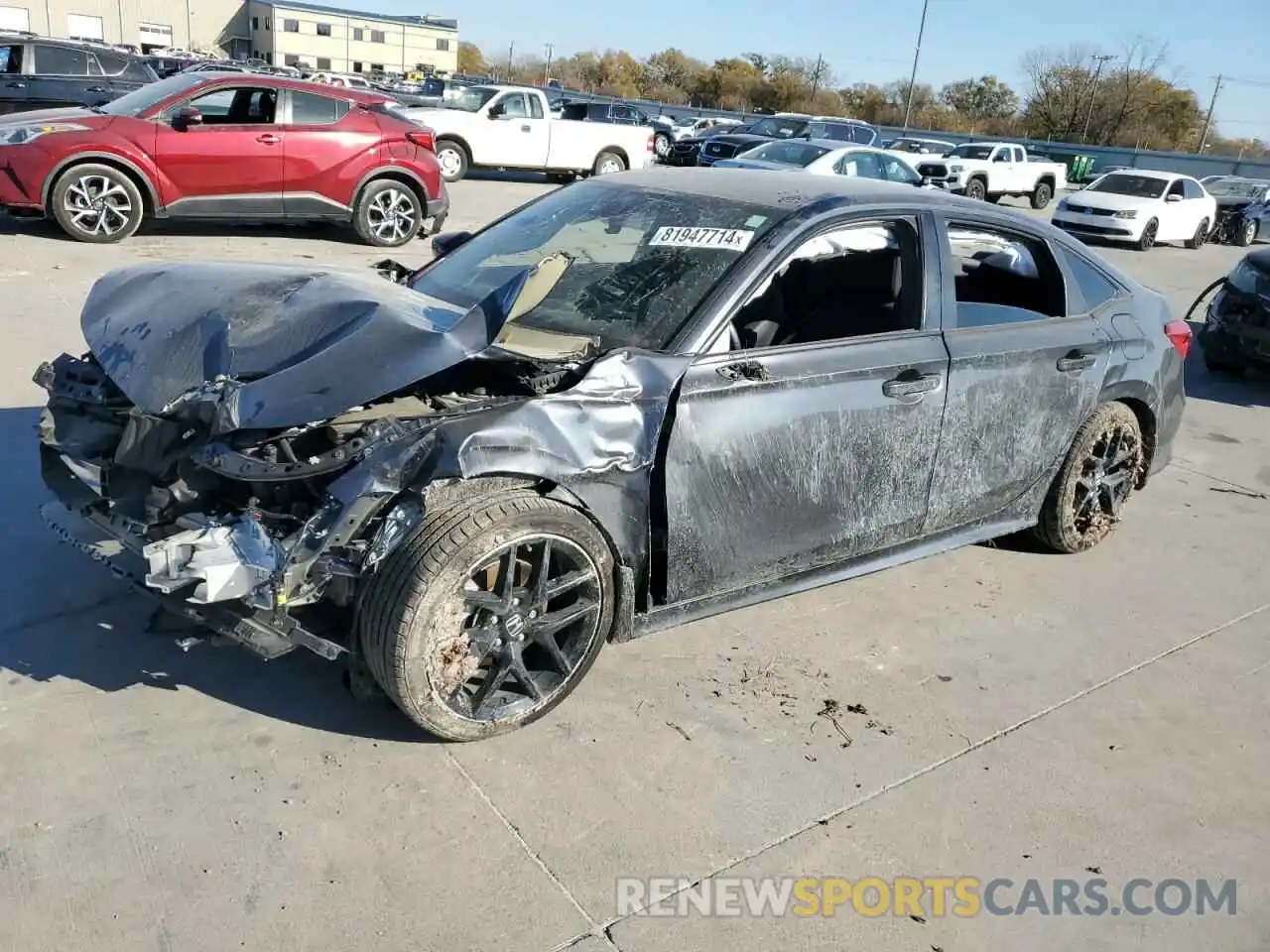 1 Photograph of a damaged car 2HGFE2F51RH554197 HONDA CIVIC 2024