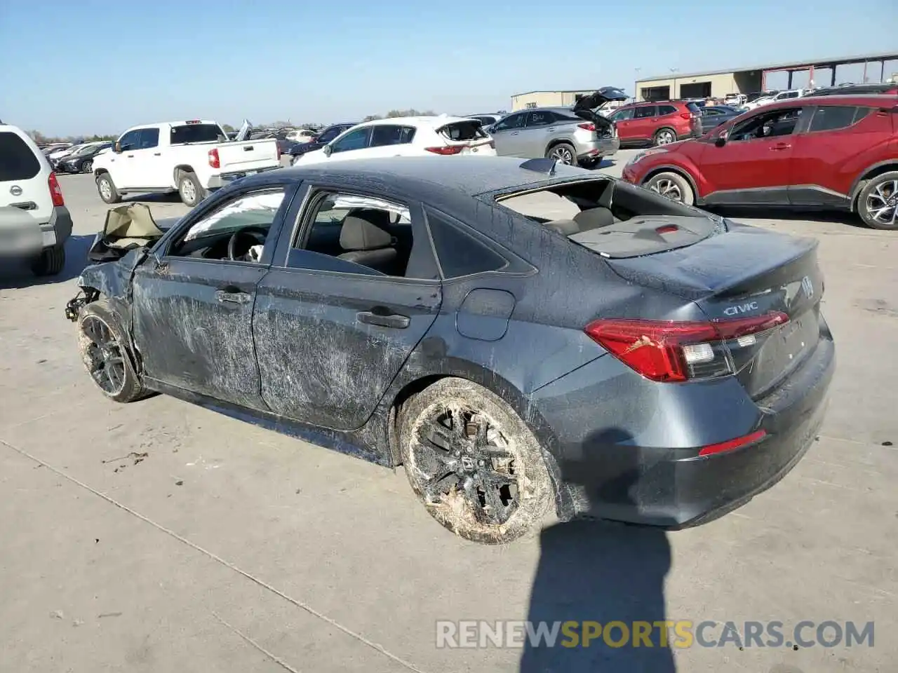 2 Photograph of a damaged car 2HGFE2F51RH554197 HONDA CIVIC 2024