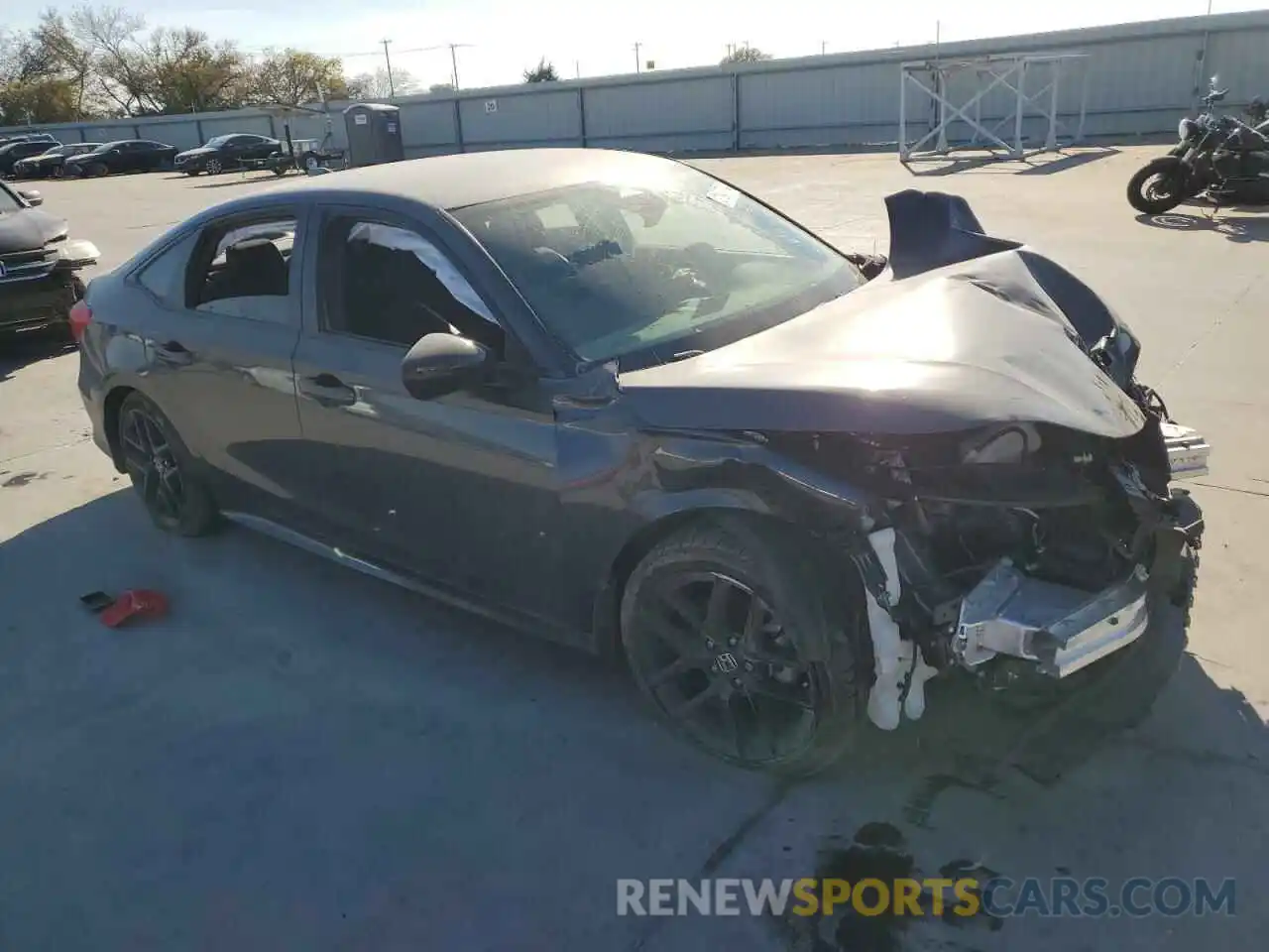 4 Photograph of a damaged car 2HGFE2F51RH554197 HONDA CIVIC 2024