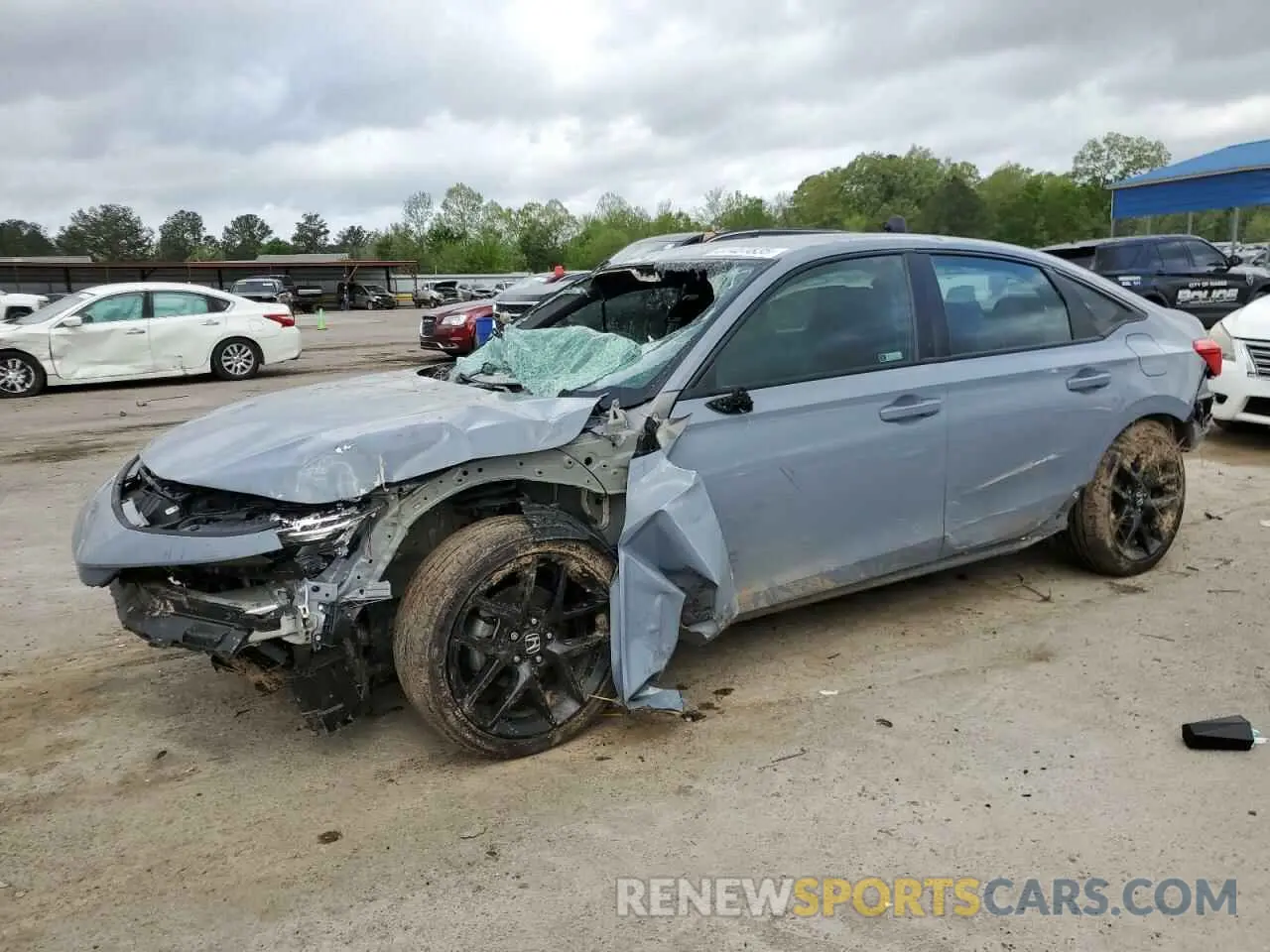 1 Photograph of a damaged car 2HGFE2F51RH561800 HONDA CIVIC 2024